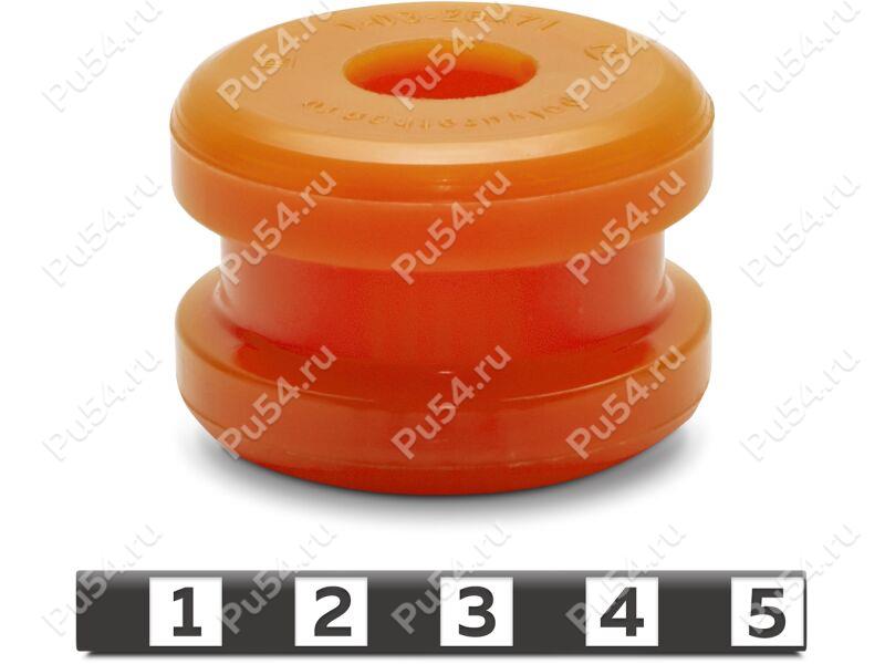 Shock absorber bushing, rear suspension (top mounting, high), Product Code 1-03-26471, Polyurethane, PU54/M71/orange, Image №1