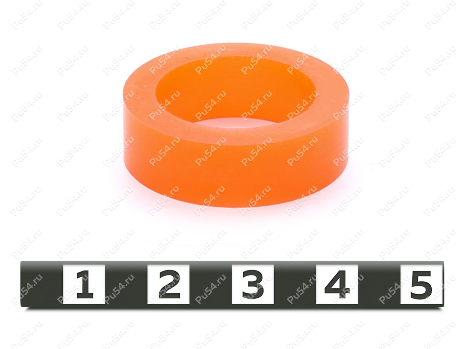 Кольцо D28 x d20 x H8,5, Product Code 33-01-1823, Polyurethane, PU54/M72/оранжевый, Image №1
