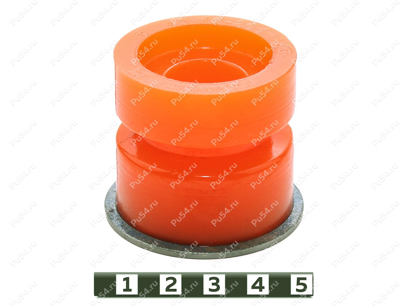 Подушка кузова нижняя 1 ряд, Product Code 40-12-201, Polyurethane, PU54/M72/оранжевый, Image №1