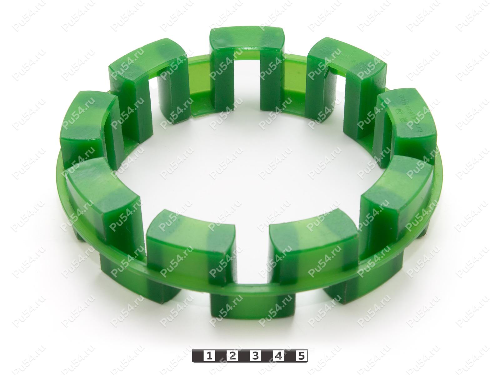 Элемент муфты TNM 194 / NM 194 аналог TSCHAN NOR-MEX RINGFEDER эластичный, Product Code 33-99-9229, Polyurethane, PU54/M80/зеленый, Image №1