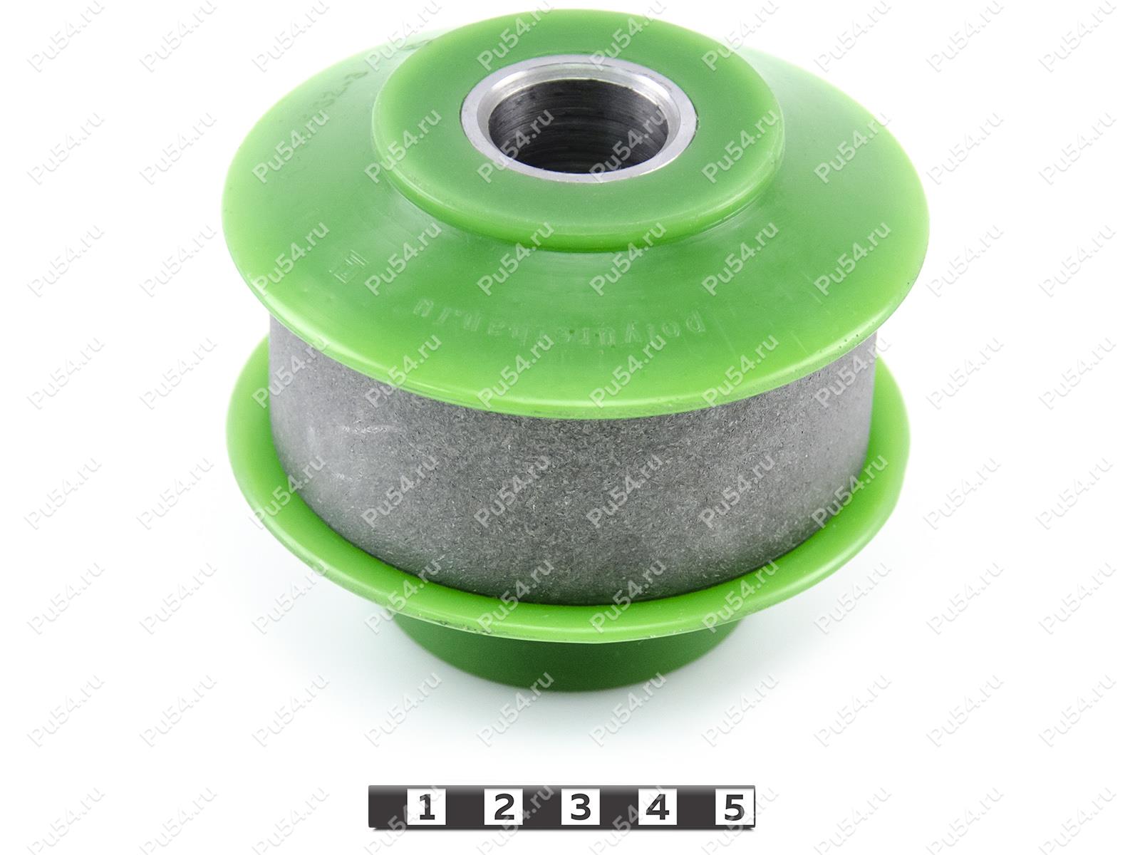 Lateral rod silent block, front suspension (sectional), Product Code 1-16-562, Polyurethane, PU54/M80/green, Image №1