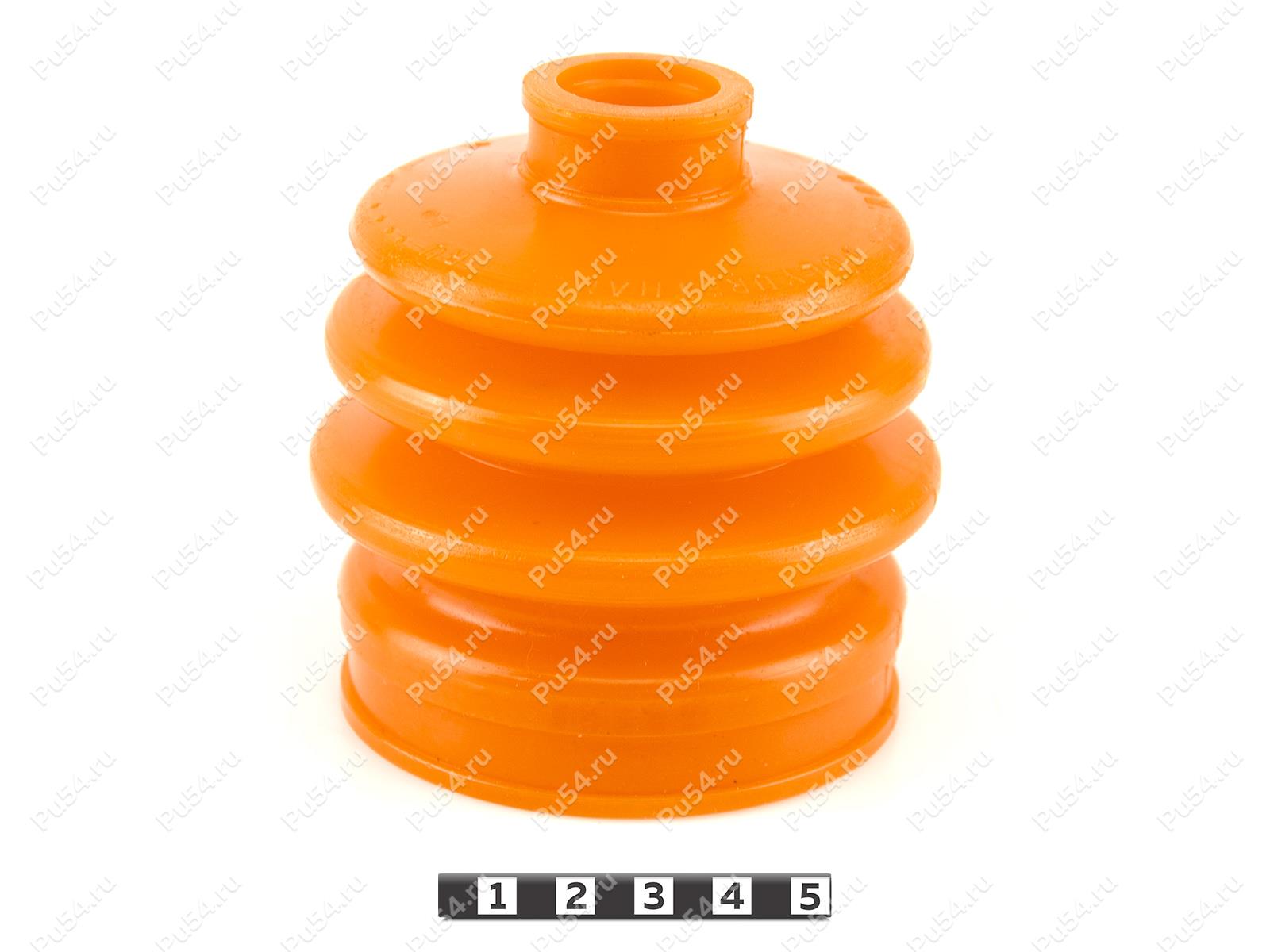 CV-joint dust boot (outer), Product Code 4-05-001, Polyurethane, PU54/M71/orange, Image №1