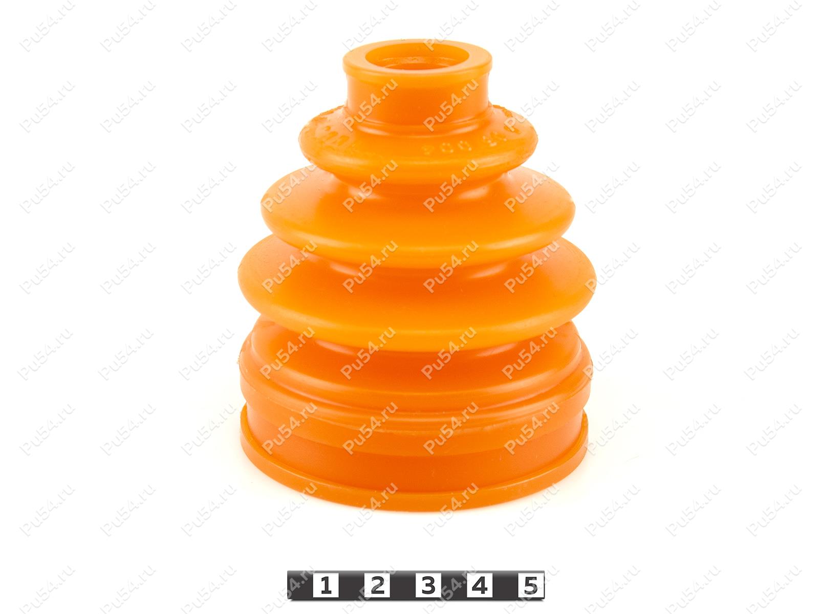 CV-joint dust boot (inner), front suspension, Product Code 4-05-004, Polyurethane, PU54/E72/red, Image №1
