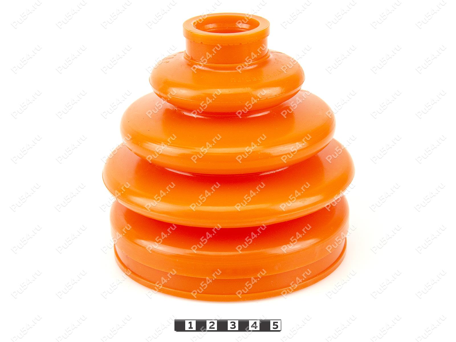 CV-joint dust boot, Product Code 31-05-007, Polyurethane, PU54/M72/оранжевый, Image №1