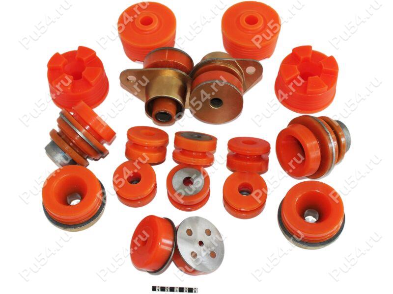 Body mounts full set, Nissan Patrol Y61, Product Code 2-21-701, Polyurethane, Image №1
