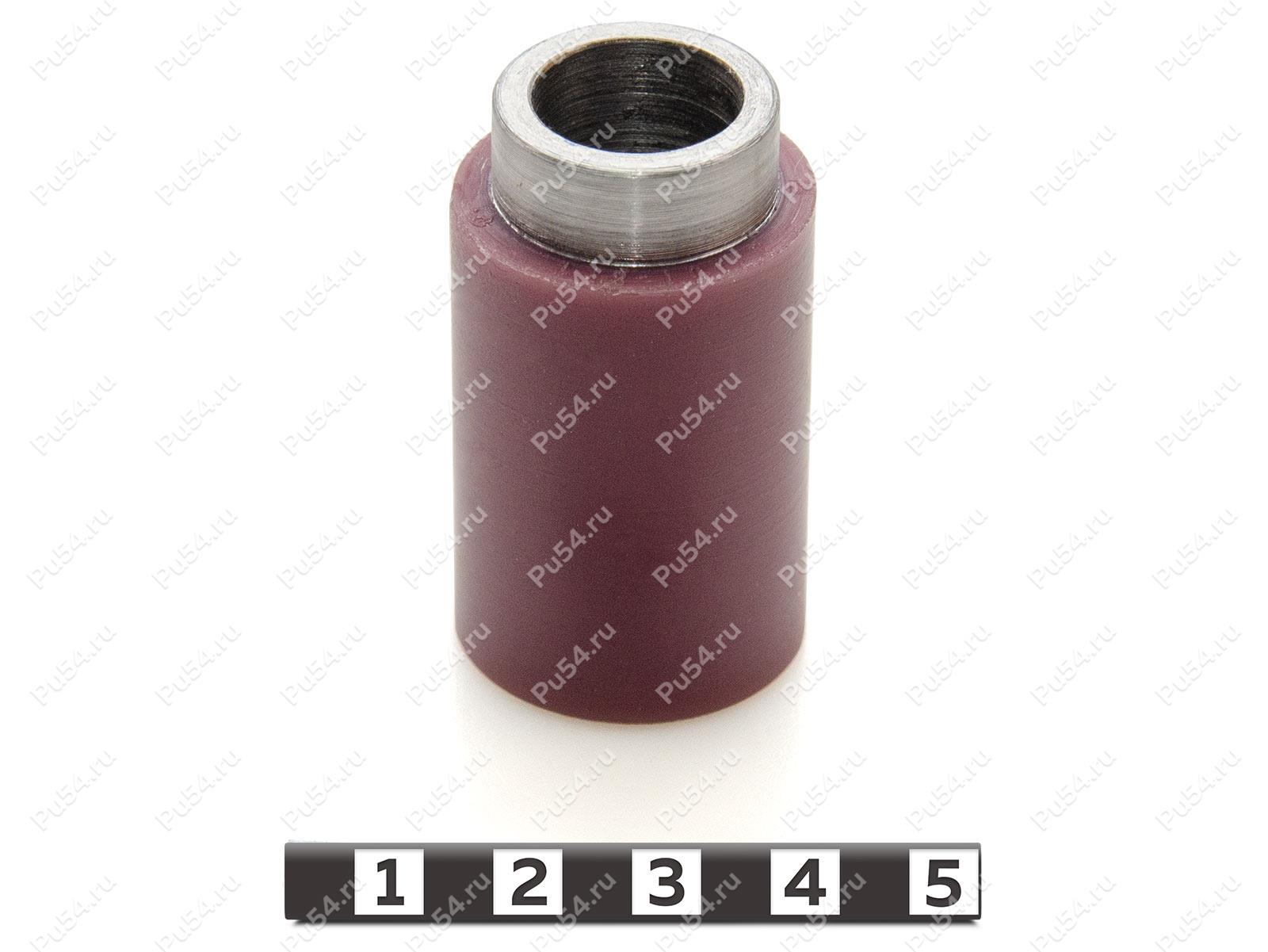 Ролик D 27 x d 15,2 x h 48, Product Code 33-01-1326, Polyurethane, PU54/K87/пурпурный, Image №1