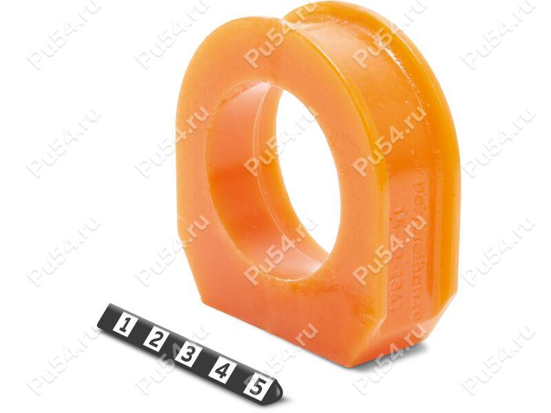 Steering rack cushion, Product Code 15-12-1861, Polyurethane, PU54i/K72/темно-оранжевый, Image №1