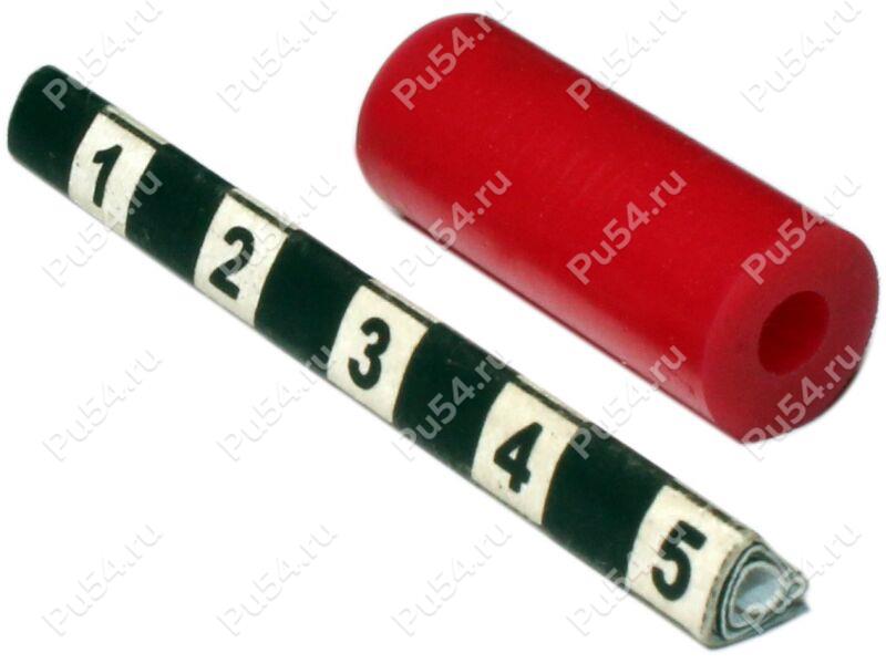 Pipe, Product Code 33-01-1014-1, Polyurethane, PU54/K55/red, Image №1