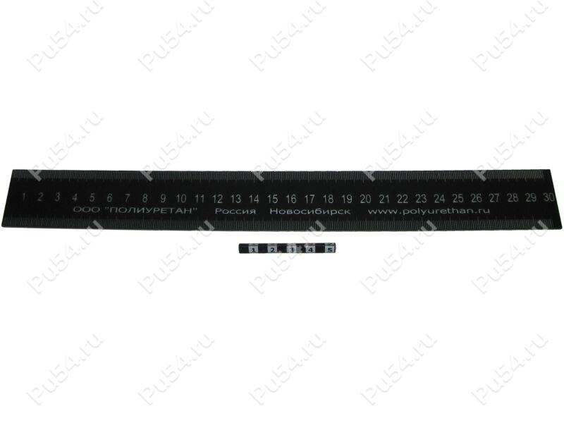 Plastic ruler, Product Code 56-01-041, Polyurethane, tintless, Image №1