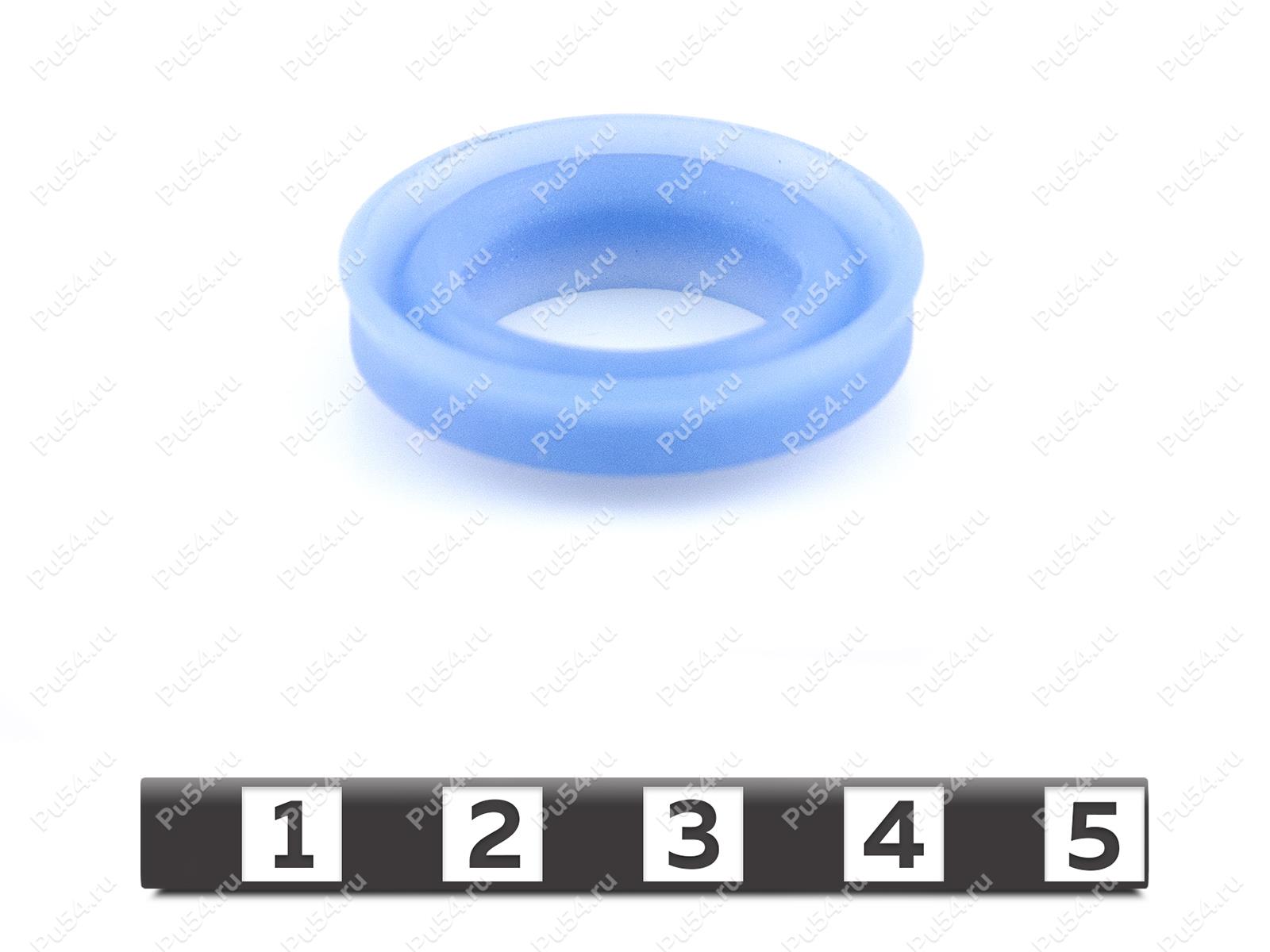 Polyurethane cuff, Product Code 78-00-206, Polyurethane, PU54/M87/blue, Image №1