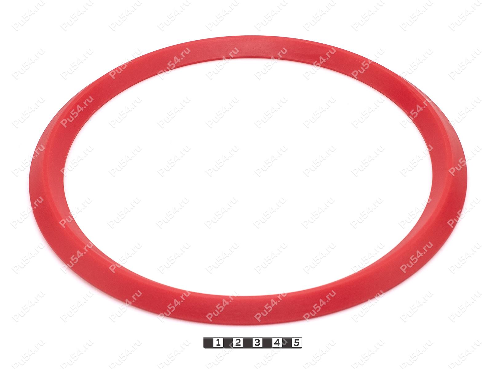 Кольцо опорное 220*260*11, Product Code 33-78-040, Polyurethane, PU54/M92/красный, Image №1