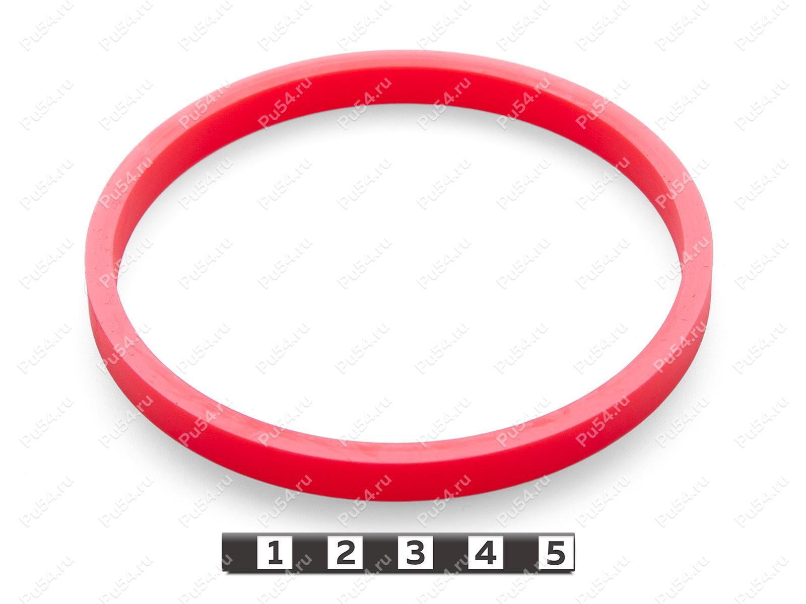 Кольцо для ЗМС 80x70 97*88*8, Product Code 33-78-344, Polyurethane, PU54/M92/красный, Image №1