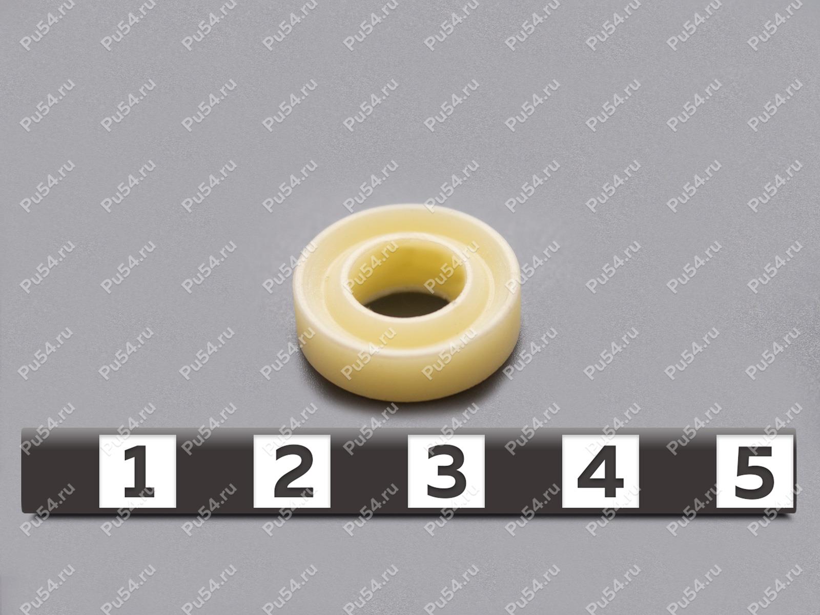 Кольцо нажимное КН 15.87*8.08*4.74 для шевронной манжеты, Product Code 33-78-1172, Polyurethane, Капролон белый, Image №1