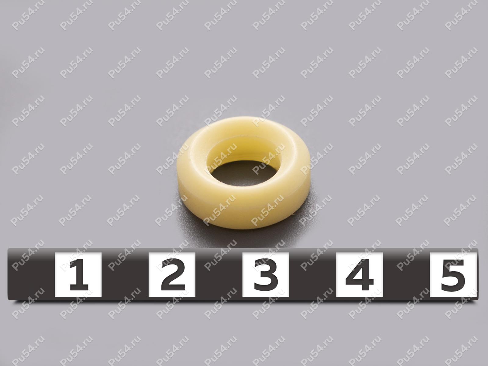 Кольцо опорное КО 15,47*8,48*5,45 для шевронной манжеты, Product Code 33-78-1173, Polyurethane, Капролон белый, Image №1