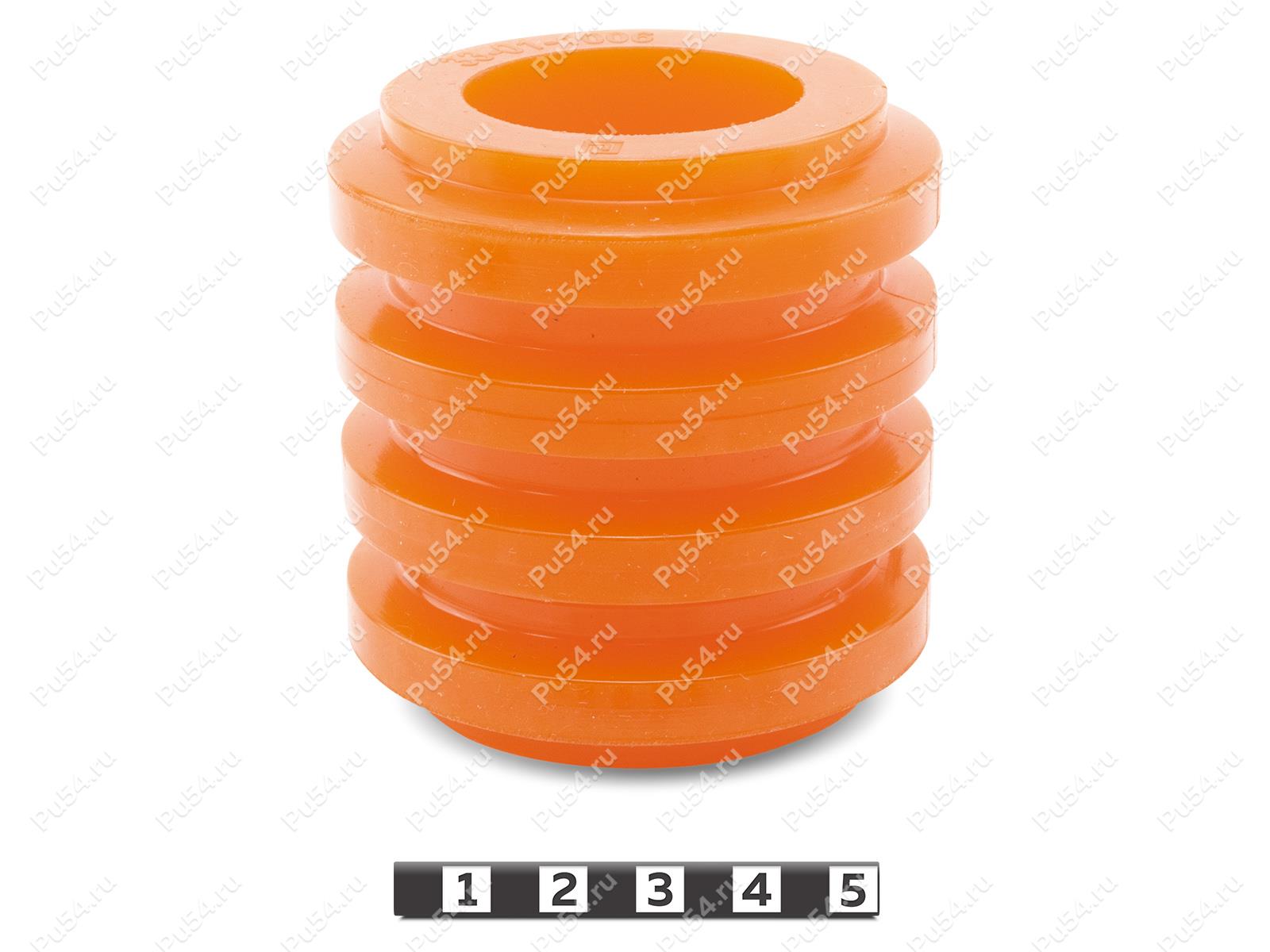 Pin bush coupling replacement bush (D 68.5 x d 37,9 x H 70), Product Code 33-01-1006, Polyurethane, Image №1