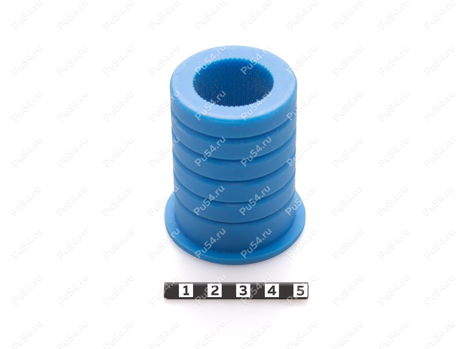 Втулка рычага подрессоривания кабины (28*44*64), Product Code 31-01-085, Polyurethane, PU54/M87/синий, Image №1