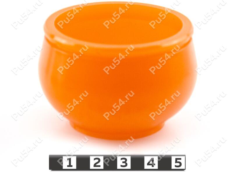 Ball-joint dust boot, Product Code 1-05-050, Polyurethane, PU54/M71/orange, Image №1