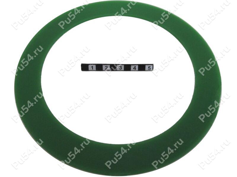 Steering knuckle gasket, Product Code 1-05-075, Polyurethane, PU54/M92/красный, Image №1