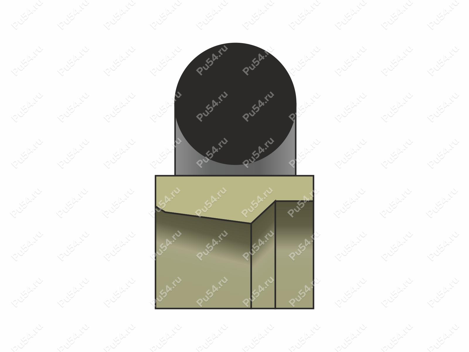 Уплотнение штока 60x75.5x6.3, аналог R4-060, GIR, Product Code 70-08-946059, Polyurethane, PTFE+PU87*M, Image №1