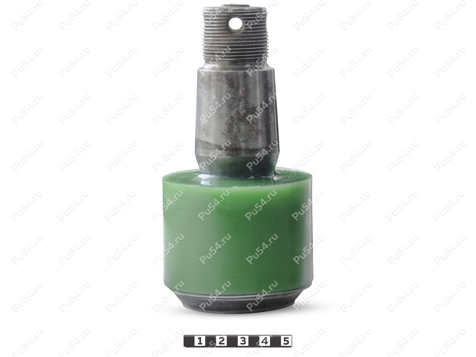 Front rod silent block (restoration), Product Code 331-06-220, Polyurethane, PU54/M80/green, Image №1