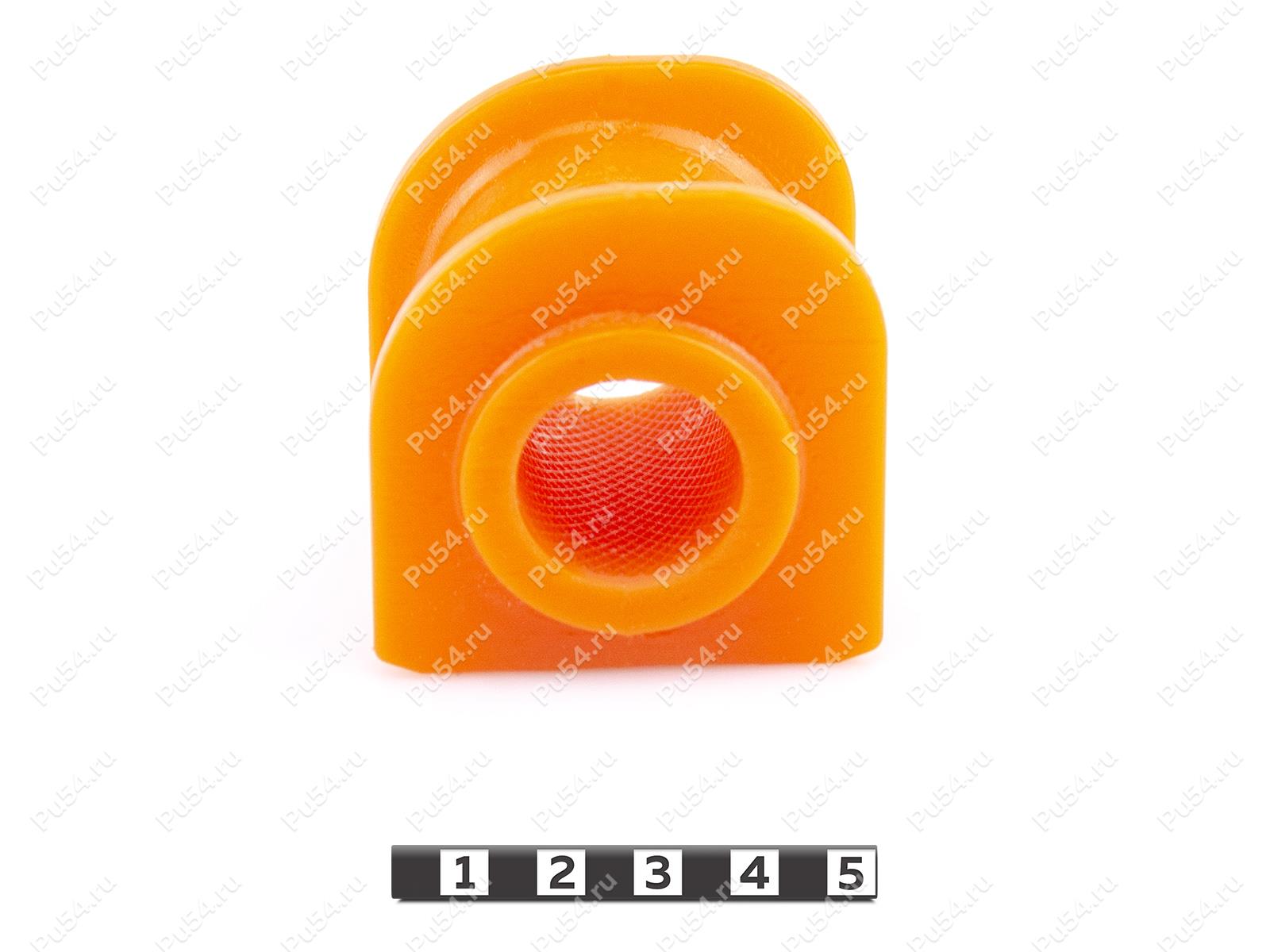 Stabilizer bushing, front suspension, Product Code 1-01-660, Polyurethane, PU54i/K72/темно-оранжевый, Image №1
