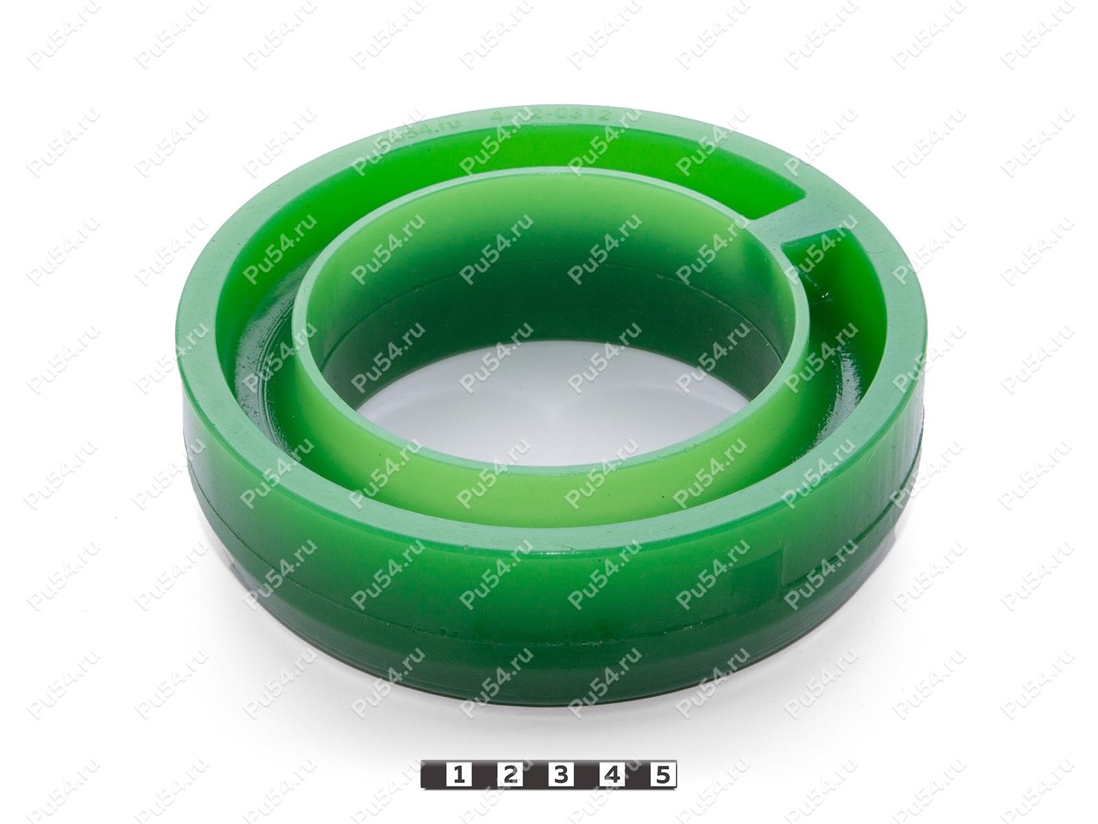 Проставка задней пружины  +20мм, Product Code 4-12-0312, Polyurethane, PW54/K80/светло-зеленый, Image №1