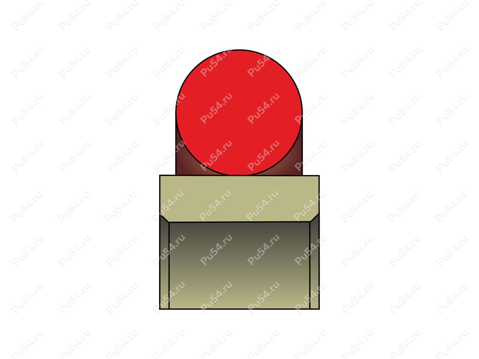 Уплотнение штока 100x115.1x6.3, аналог RG4301000 TRELLEBORG, Product Code 70-08-952503, Polyurethane, PTFE+PU87*M, Image №1