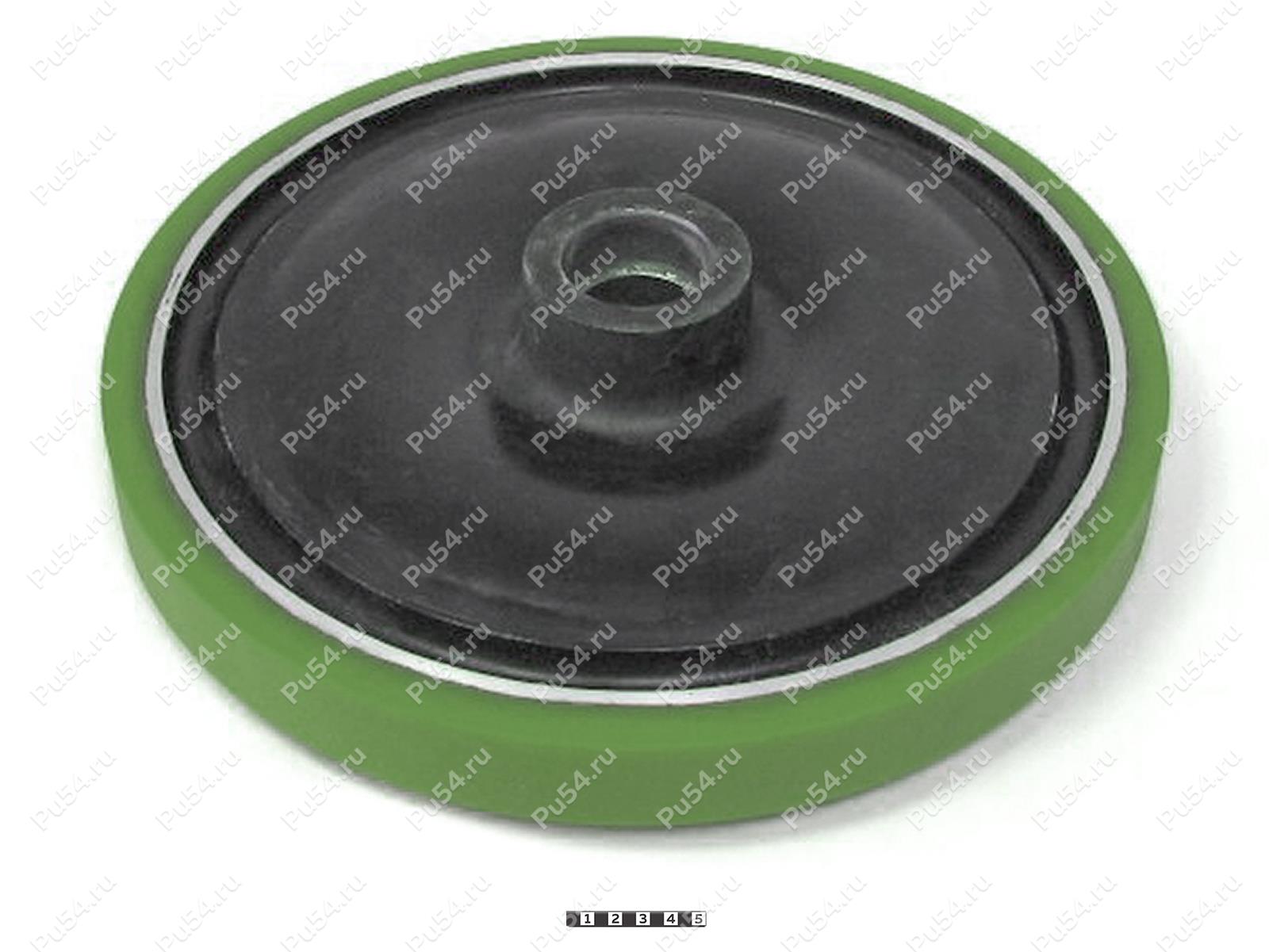 ATV "Los" track wheel (restoration only), Product Code 90-00-426, Polyurethane, PU54/M80/green, Image №1