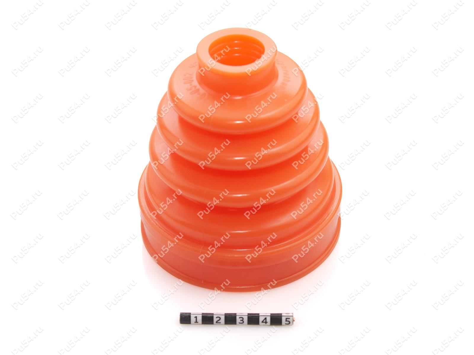 Пыльник ШРУСа внутреннего переднего приводного вала (трипод), Product Code 26-05-002, Polyurethane, PU54/M72/оранжевый, Image №1