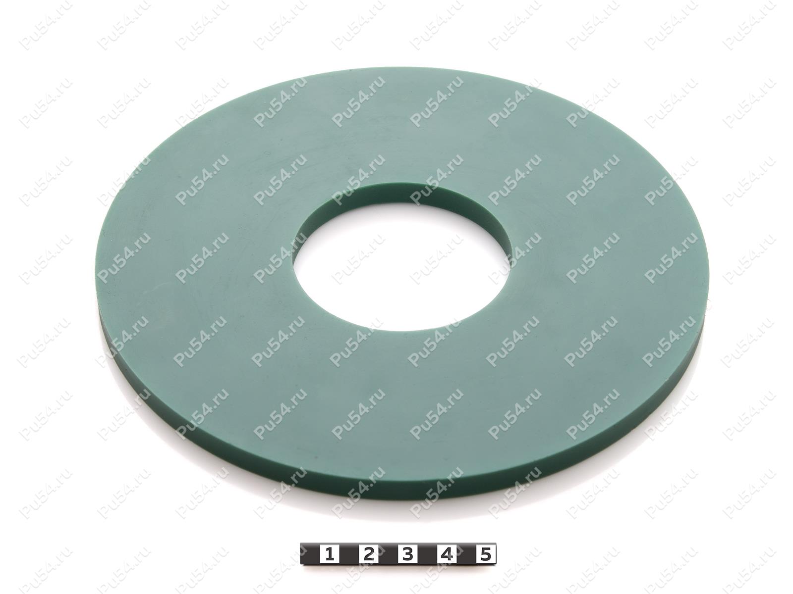 Уплотнение D 180 x d 65 x H 8, Product Code 33-01-1532, Polyurethane, PU54i/K80/темно-зеленый, Image №1