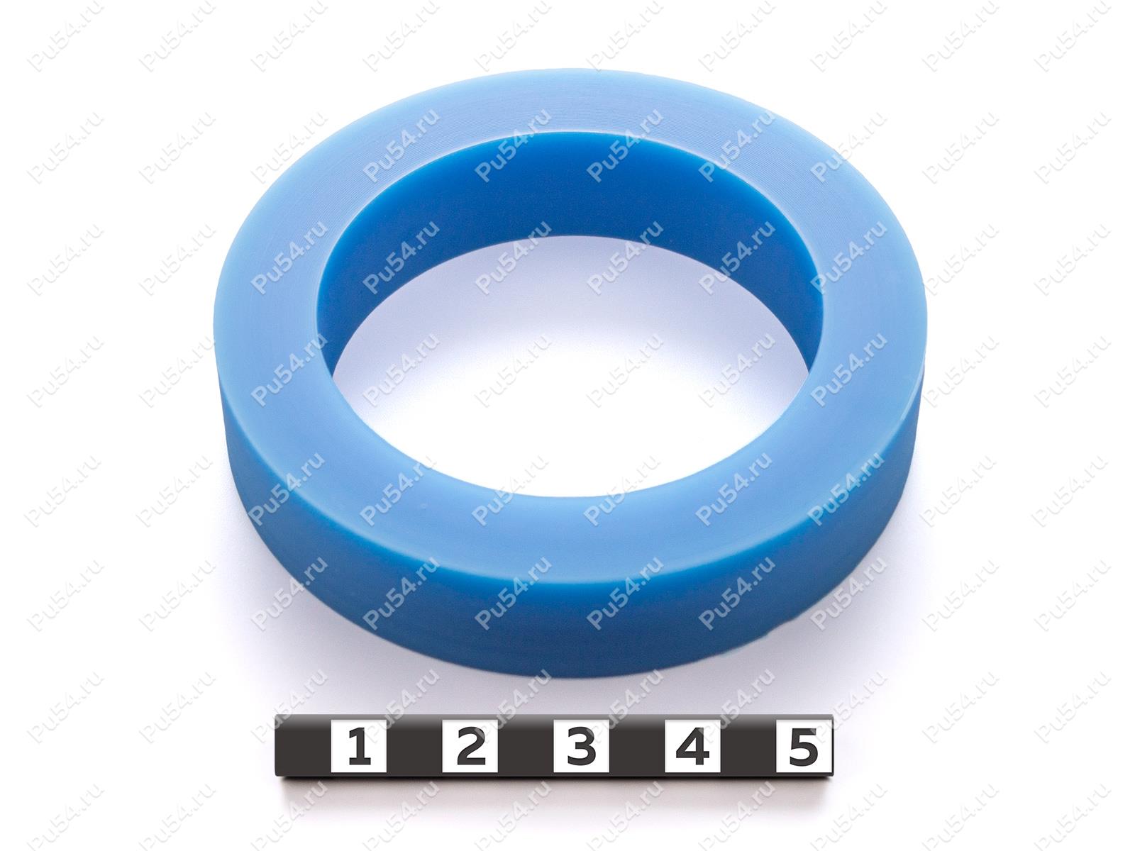 Ролик полиуретановый для протяжки кабеля 70*50*15, Product Code 33-78-066, Polyurethane, PU54/M87/синий, Image №1