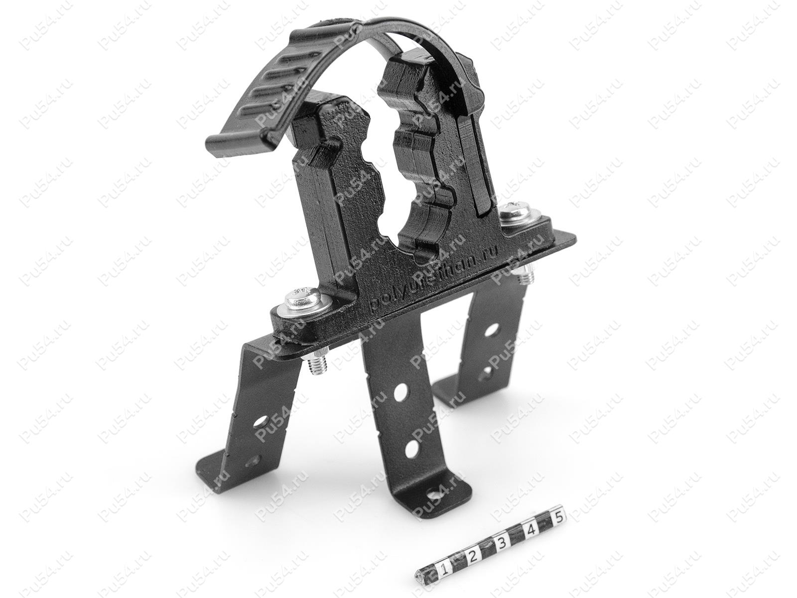 Mount for double-barreled shotgun barrels on a metal tripod stand, Product Code 33-20-0092, Polyurethane, Image №1