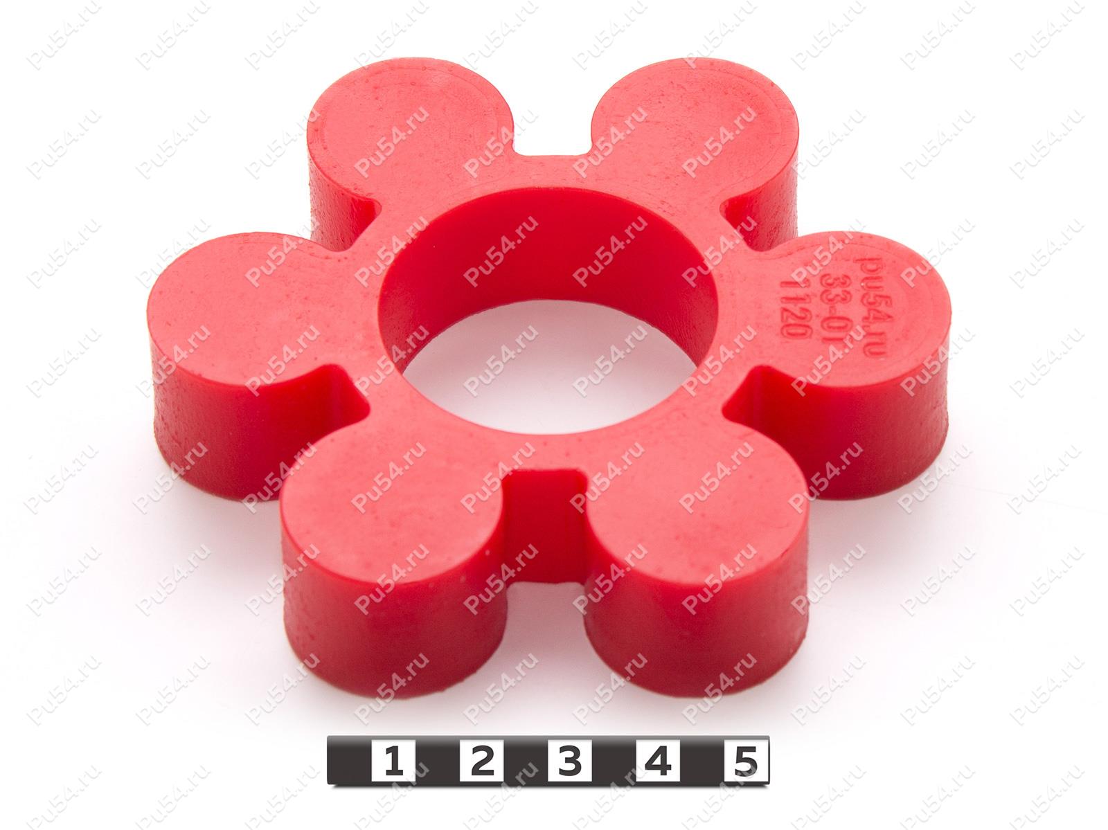 Sprocket, Product Code 33-01-1120, Polyurethane, PU54/M92/красный, Image №1
