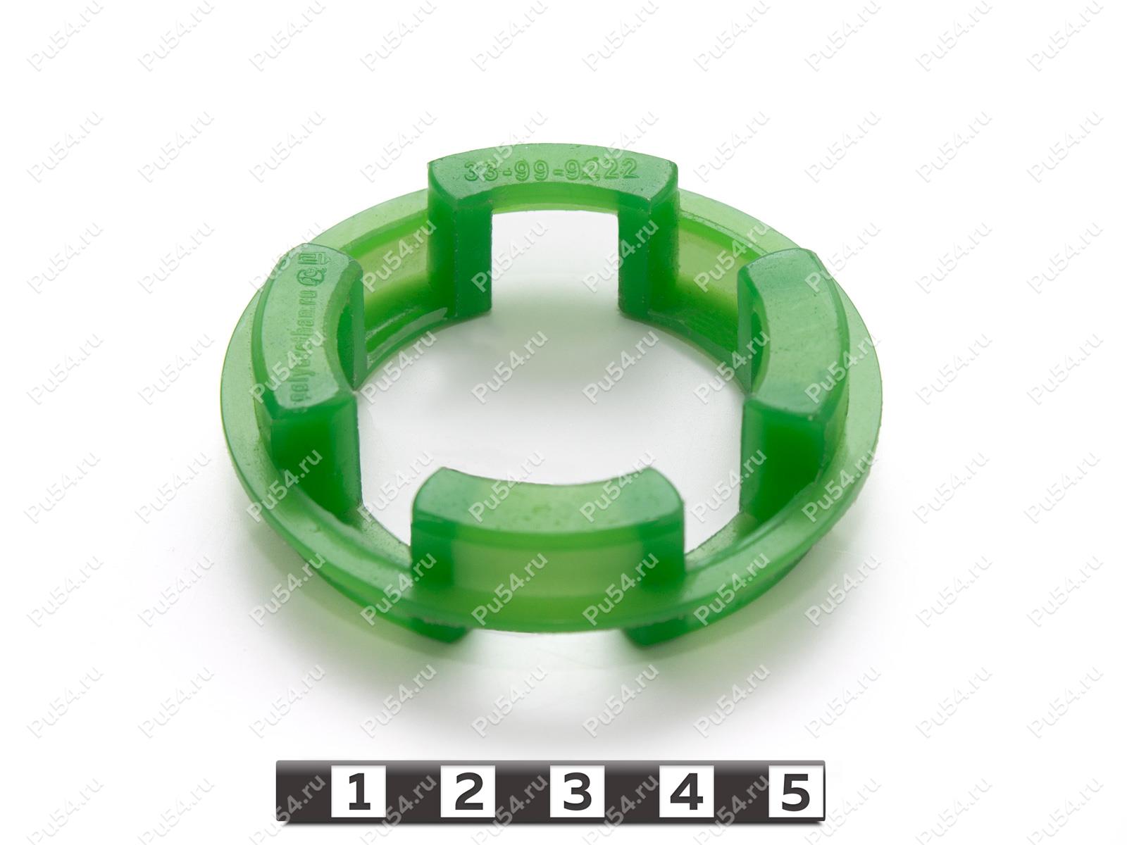 Элемент муфты TNM 67 / NM 67 аналог TSCHAN NOR-MEX RINGFEDER эластичный, Product Code 33-99-9222, Polyurethane, PU54/M80/зеленый, Image №1