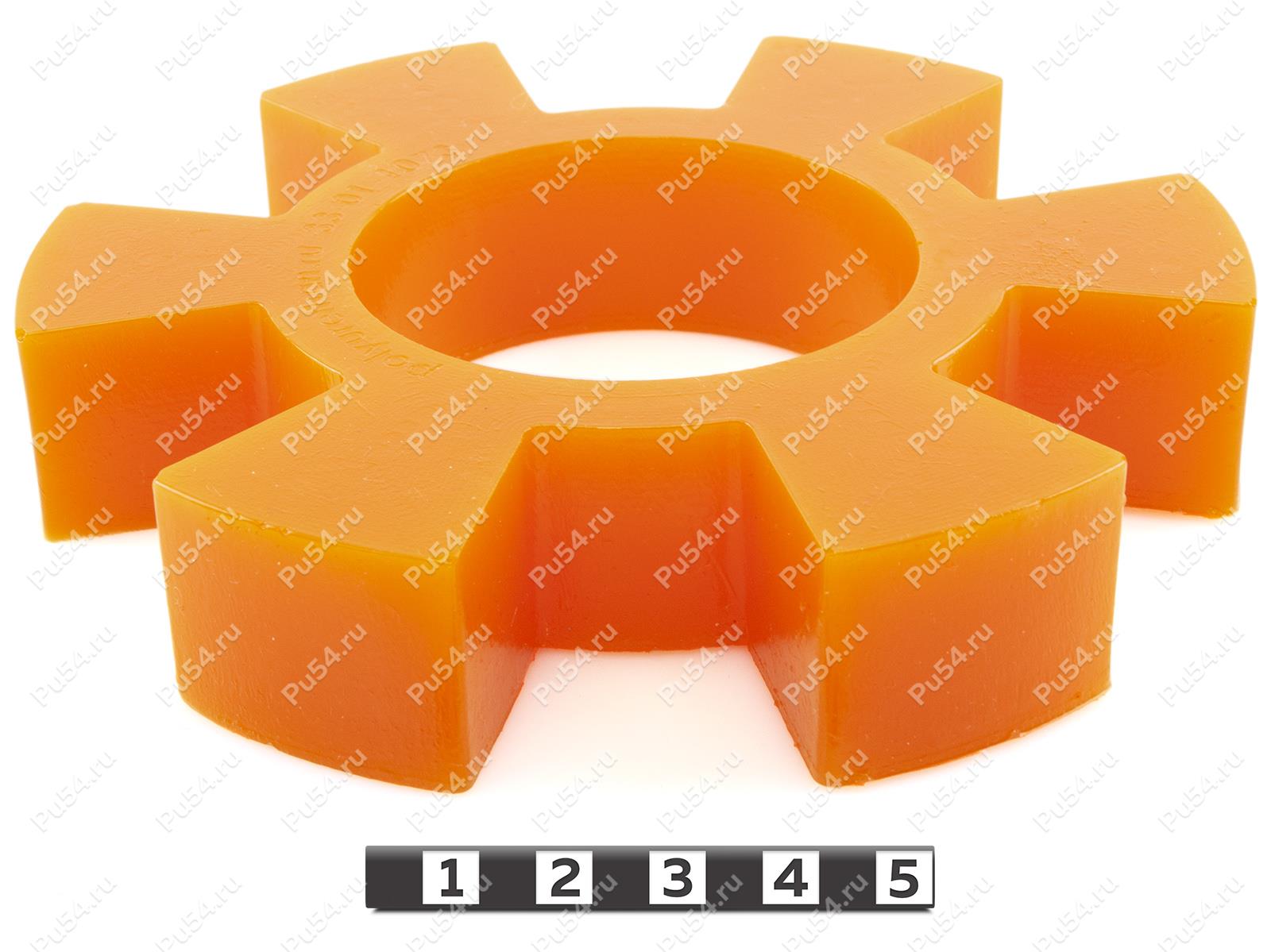 Sprocket, Product Code 33-01-1073, Polyurethane, PU54/M71/orange, Image №1