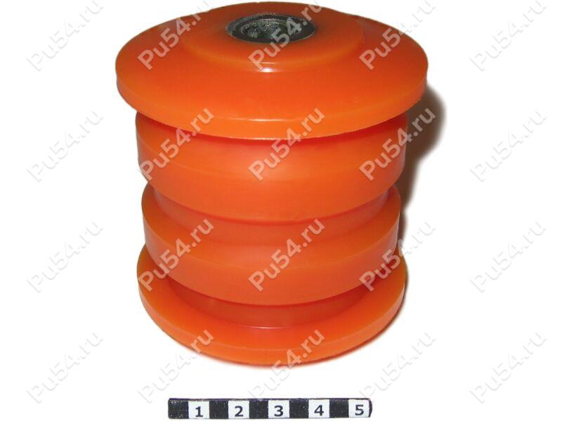 Lower lateral arm silent block, rear suspension, frame, Product Code 16-06-133, Polyurethane, Image №1