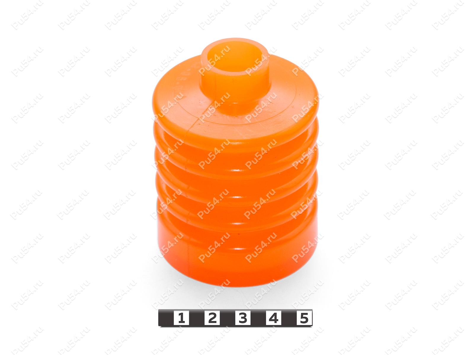 Пыльник D 45 х d 18 х H 70, Product Code 33-05-021, Polyurethane, PU54/M72/оранжевый, Image №1