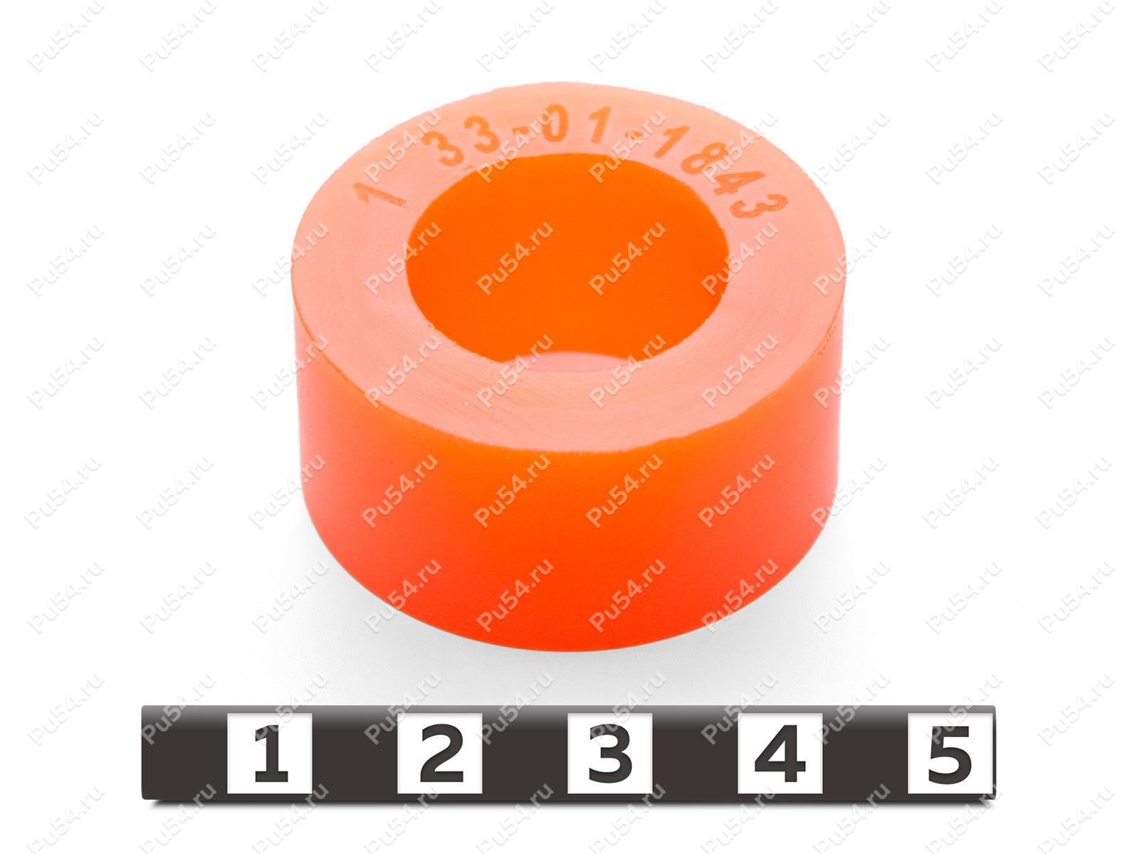 Кольцо D34 x d20 x 17 мм., Product Code 33-01-1843, Polyurethane, PU54/M72/оранжевый, Image №1