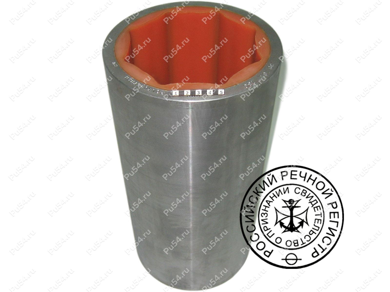 Goodrich Cutless bearing, Product Code 39-01-130, Polyurethane, PU54i/K72/темно-оранжевый, Image №1