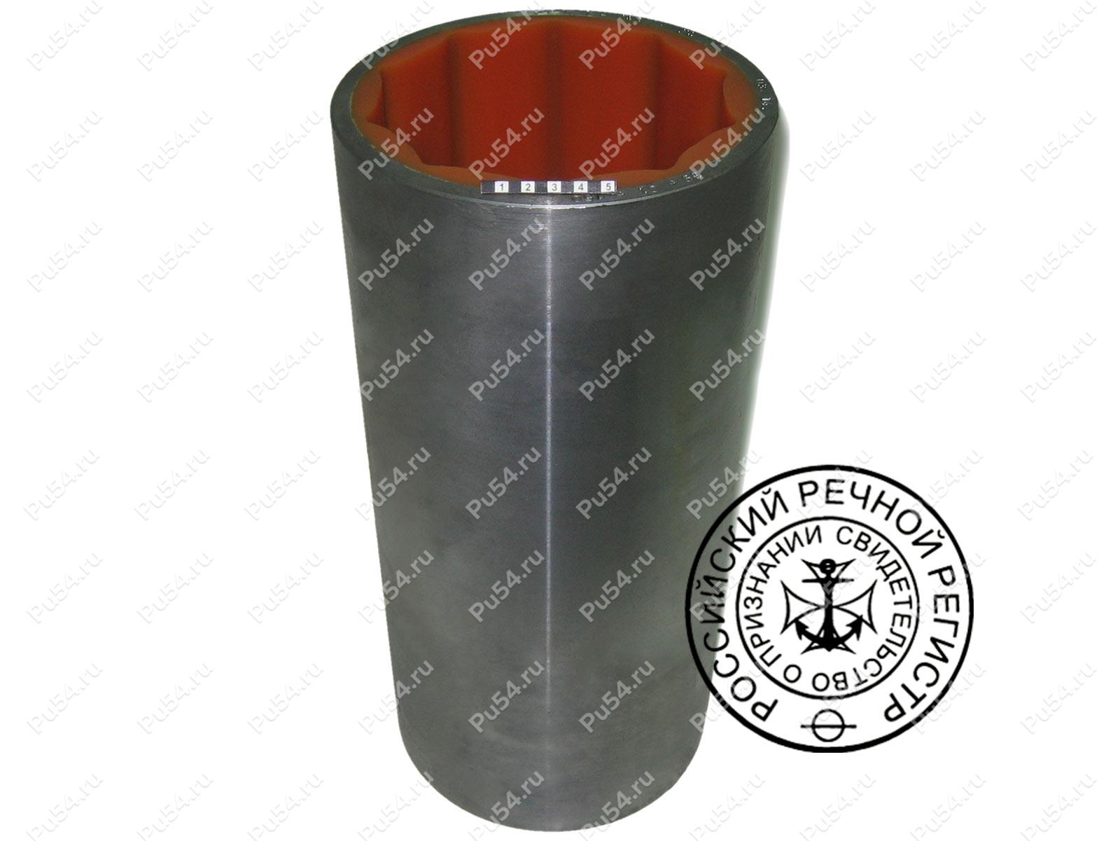 Goodrich Cutless bearing, Product Code 39-01-150, Polyurethane, PU54/K71/dark orange, Image №1