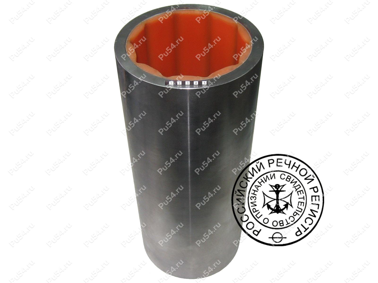 Goodrich Cutless bearing, Product Code 39-01-1501, Polyurethane, PU54i/K72/темно-оранжевый, Image №1