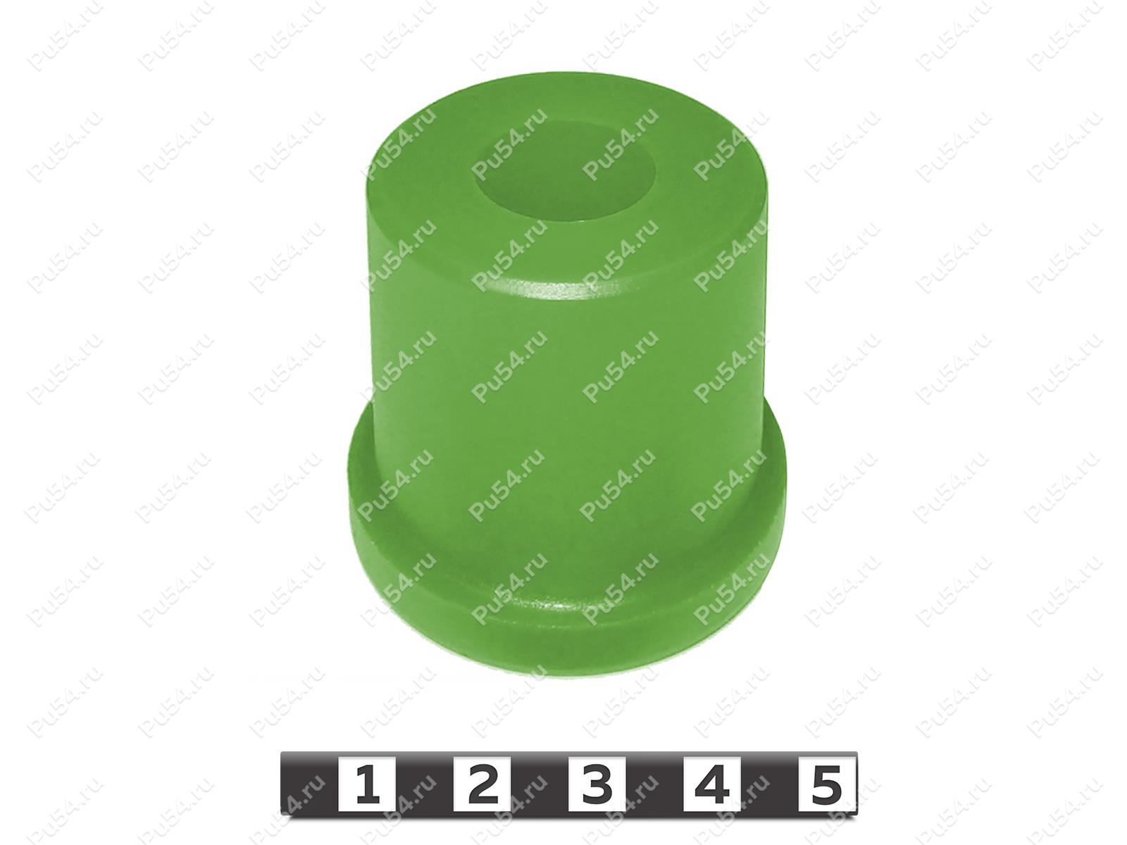 Spring bushing, Product Code 18-10-004, Polyurethane, PU54i/K72/темно-оранжевый, Image №1