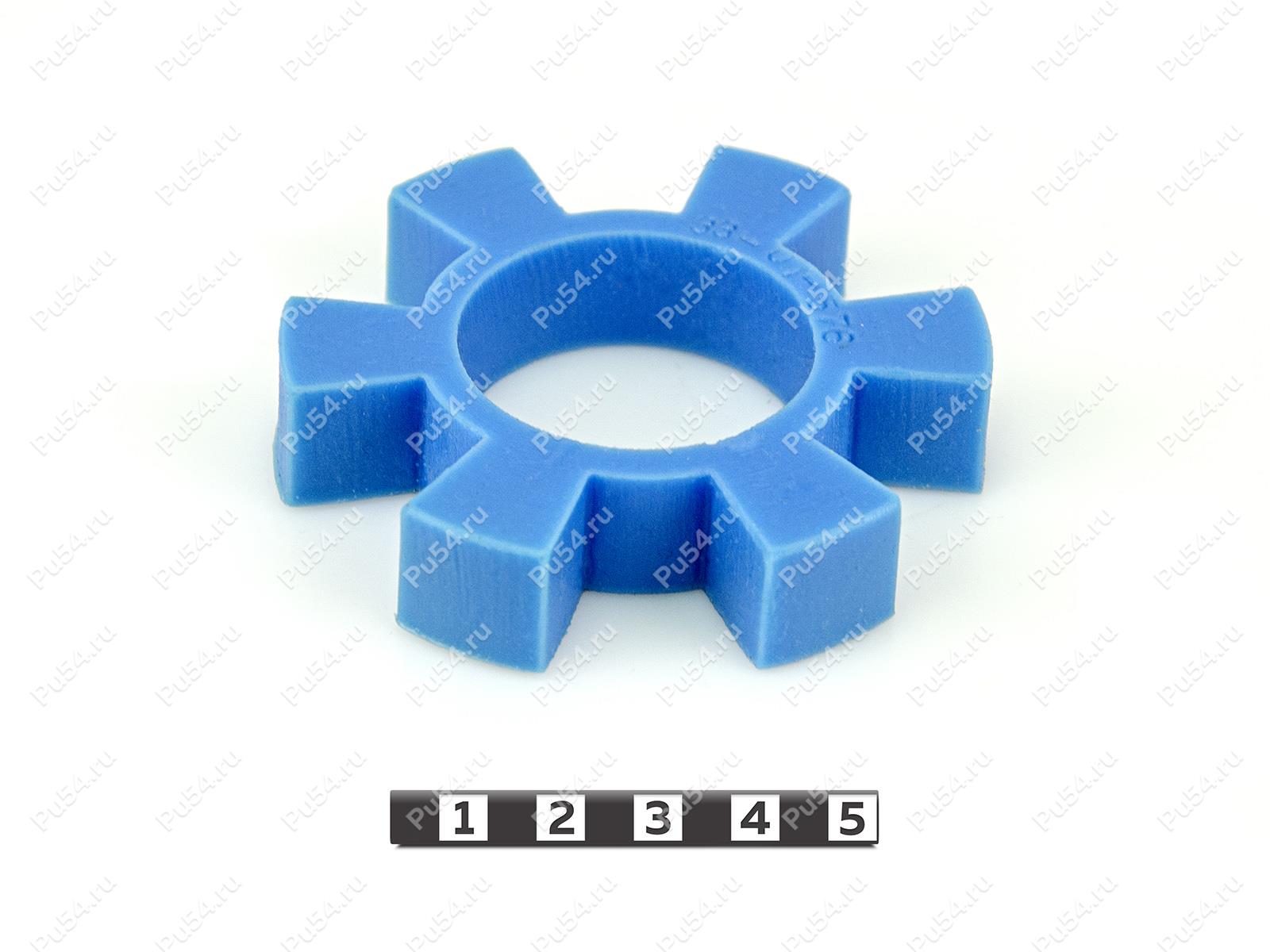 Sprocket (6 rays), Product Code 33-01-576, Polyurethane, PU54/M87/синий, Image №1