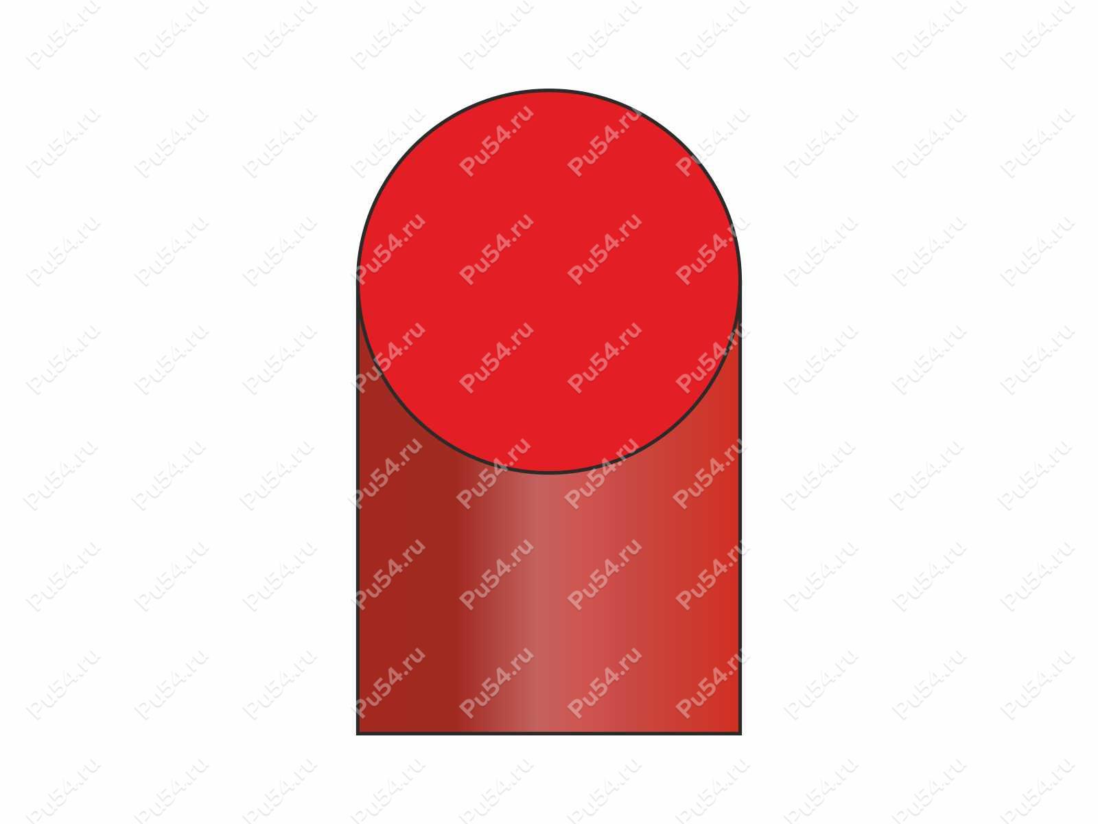 Кольцо 519.3x5.7 круглого сечения, Product Code 78-00-240164, Polyurethane, PU54/M92/красный, Image №1
