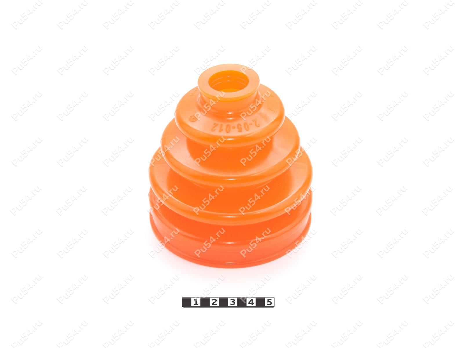 Пыльник ШРУСа внешнего переднего приводного вала, Product Code 2-05-012, Polyurethane, PU54/E72/красный, Image №1