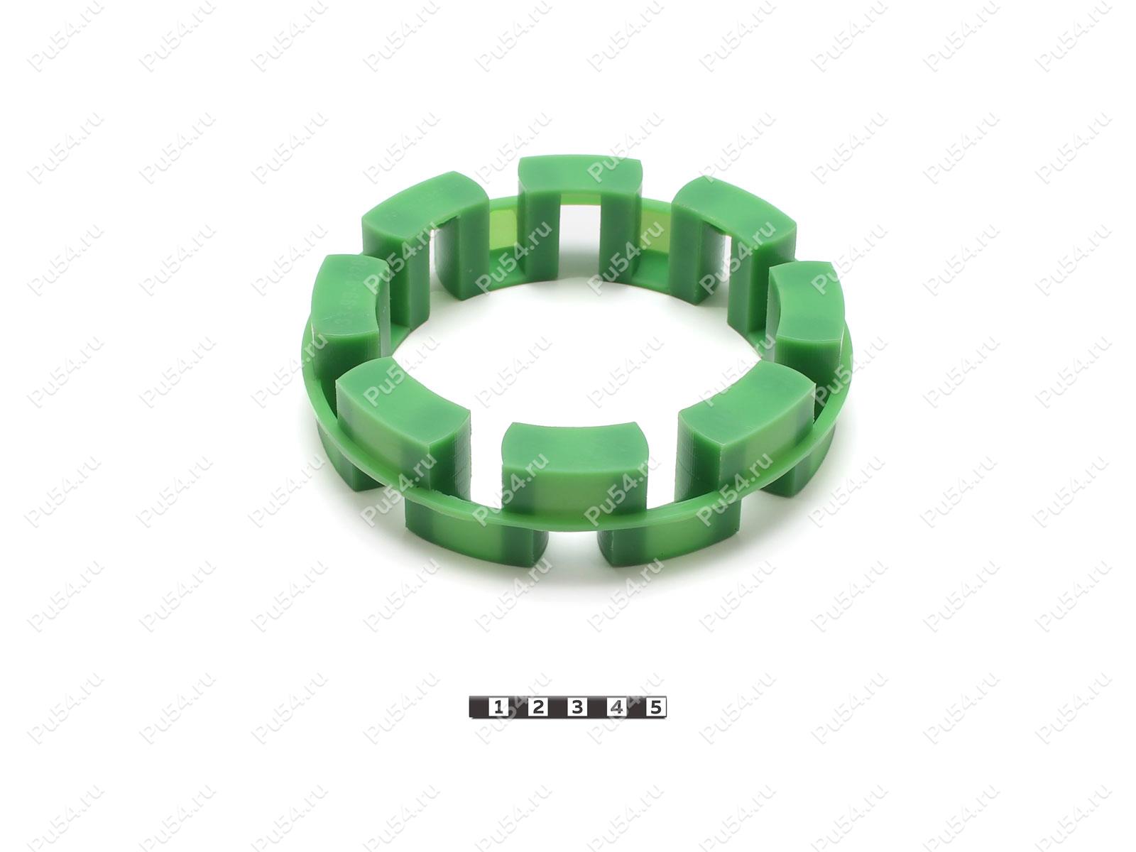 Элемент муфты TNM 168 / NM 168 аналог TSCHAN NOR-MEX RINGFEDER эластичный, Product Code 33-99-9228, Polyurethane, PU54/M80/зеленый, Image №1