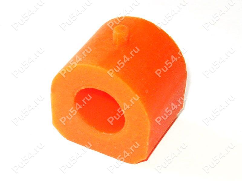 Stabilizer bushing, front suspension. № 17-01-004, Product Code 17-01-004, Polyurethane, PU54i/K72/темно-оранжевый, Image №1