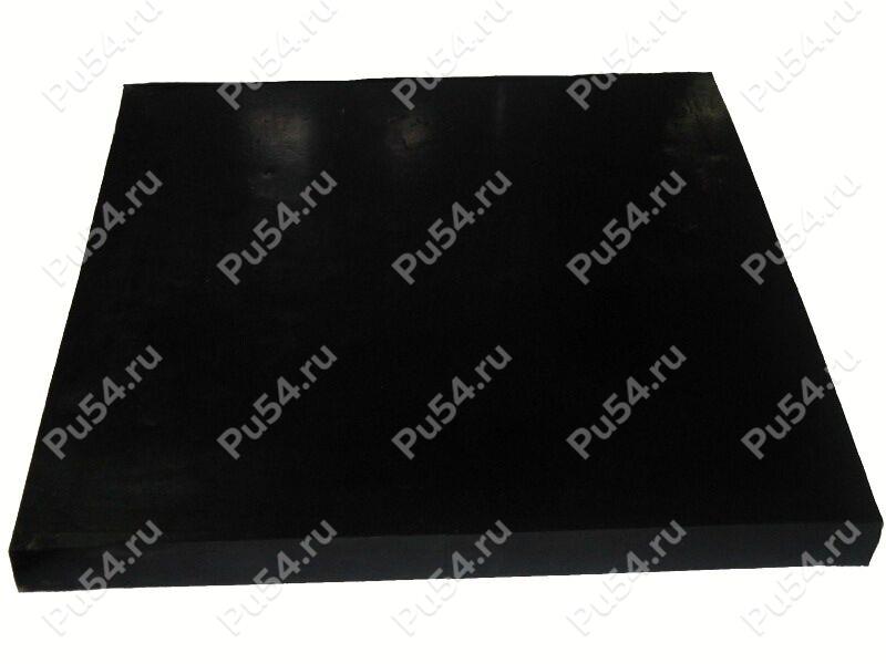 Polyurethane sheet, thickness 40 mm., Product Code 60-65-040, Polyurethane, PW54/K80/черный, Image №1
