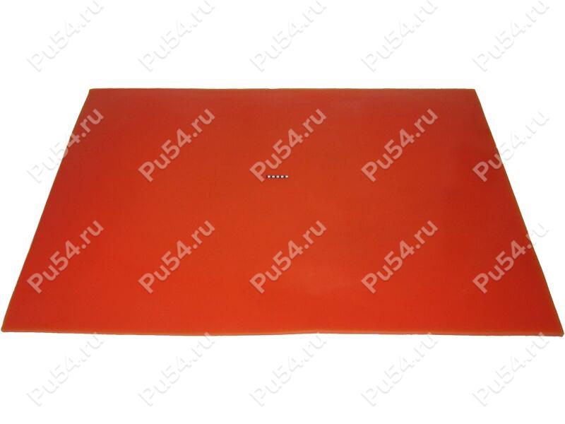 Polyurethane sheet, thickness 10 mm., Product Code 60-65-10510, Polyurethane, PU54/M71/orange, Image №1