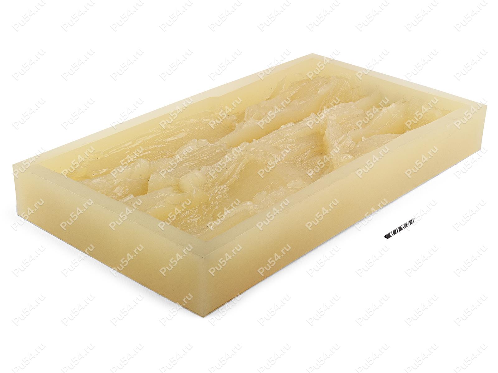 Stone veener casting mold "Massive", Product Code 34-02-001, Polyurethane, Image №1